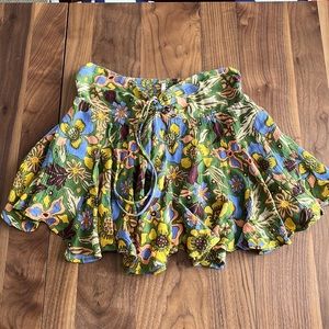 FREEP PEOPLE Ellie Mini Skort in Ivy Combo SIZE:XS